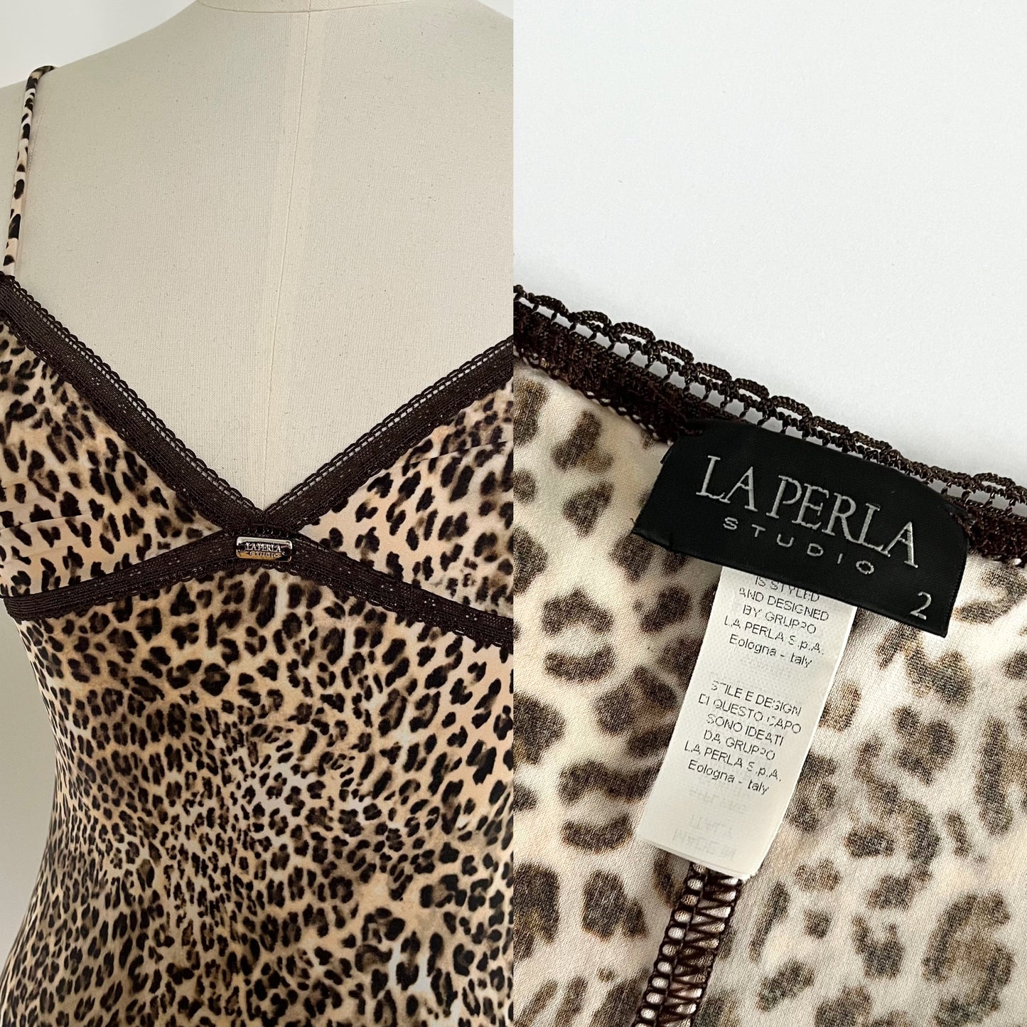 La Perla Leopard Dress (S)