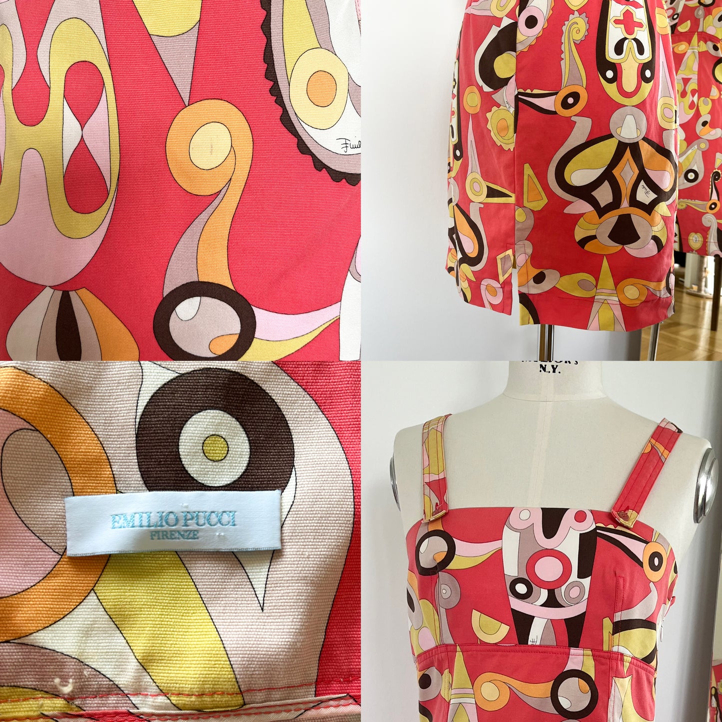 Emilio Pucci SS 2004 Dress Apricot (38)