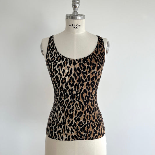 Dolce & Gabbana Leopard Print Tank Top (S/M)