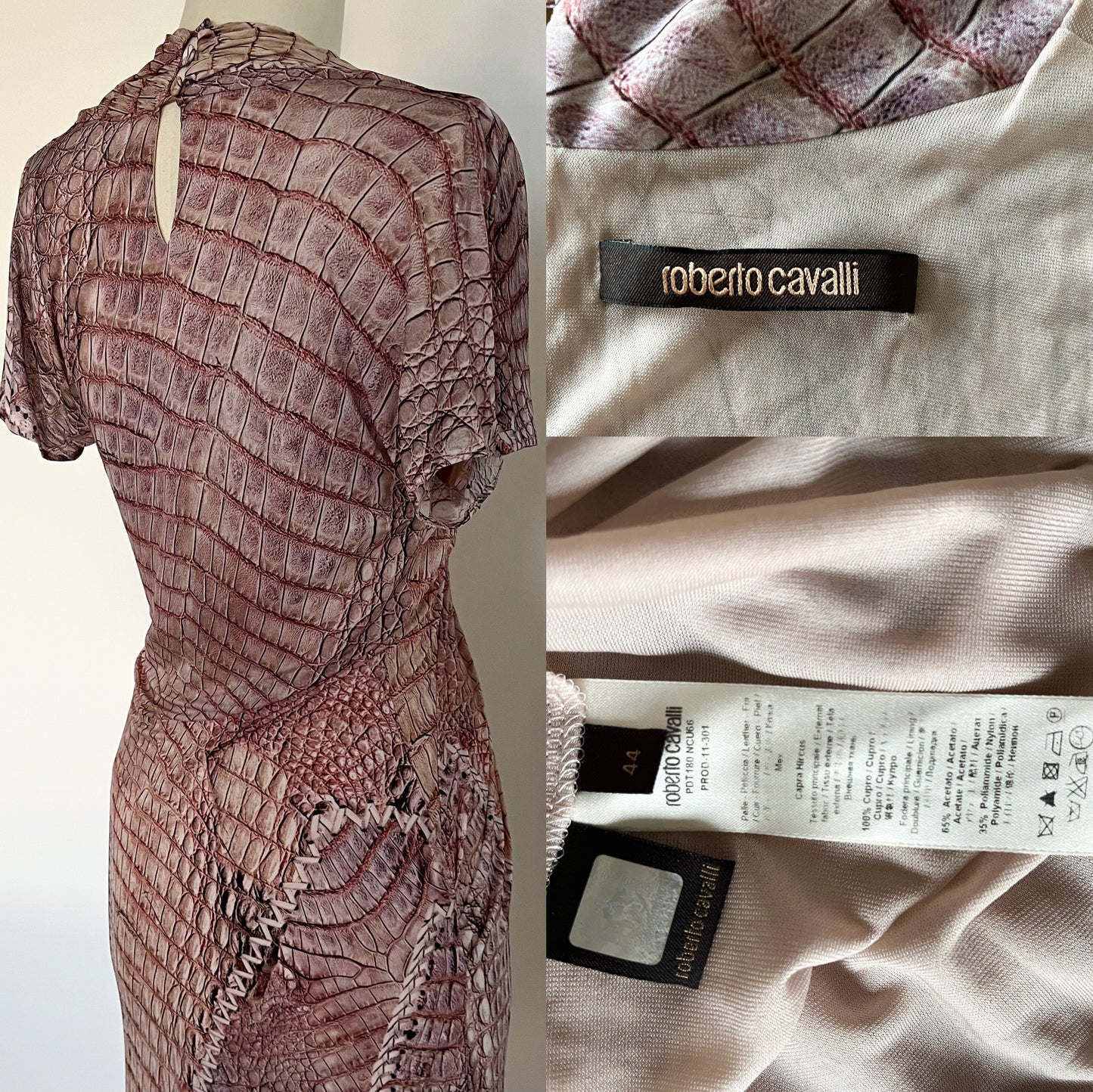 Roberto Cavalli S/S 2011 Animal Print Dress (M/L)