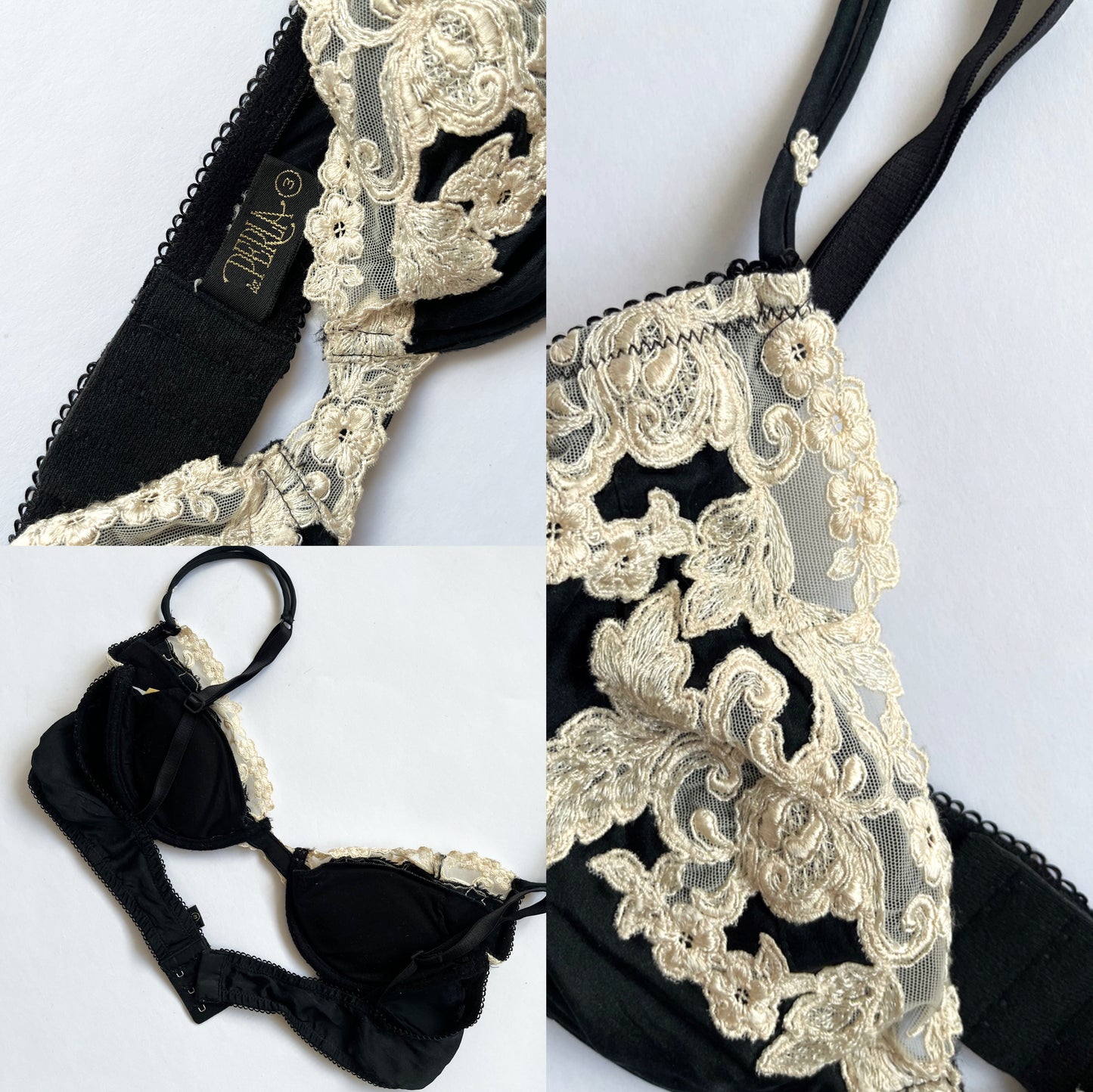 La Perla Silk Bra Black (80 B)