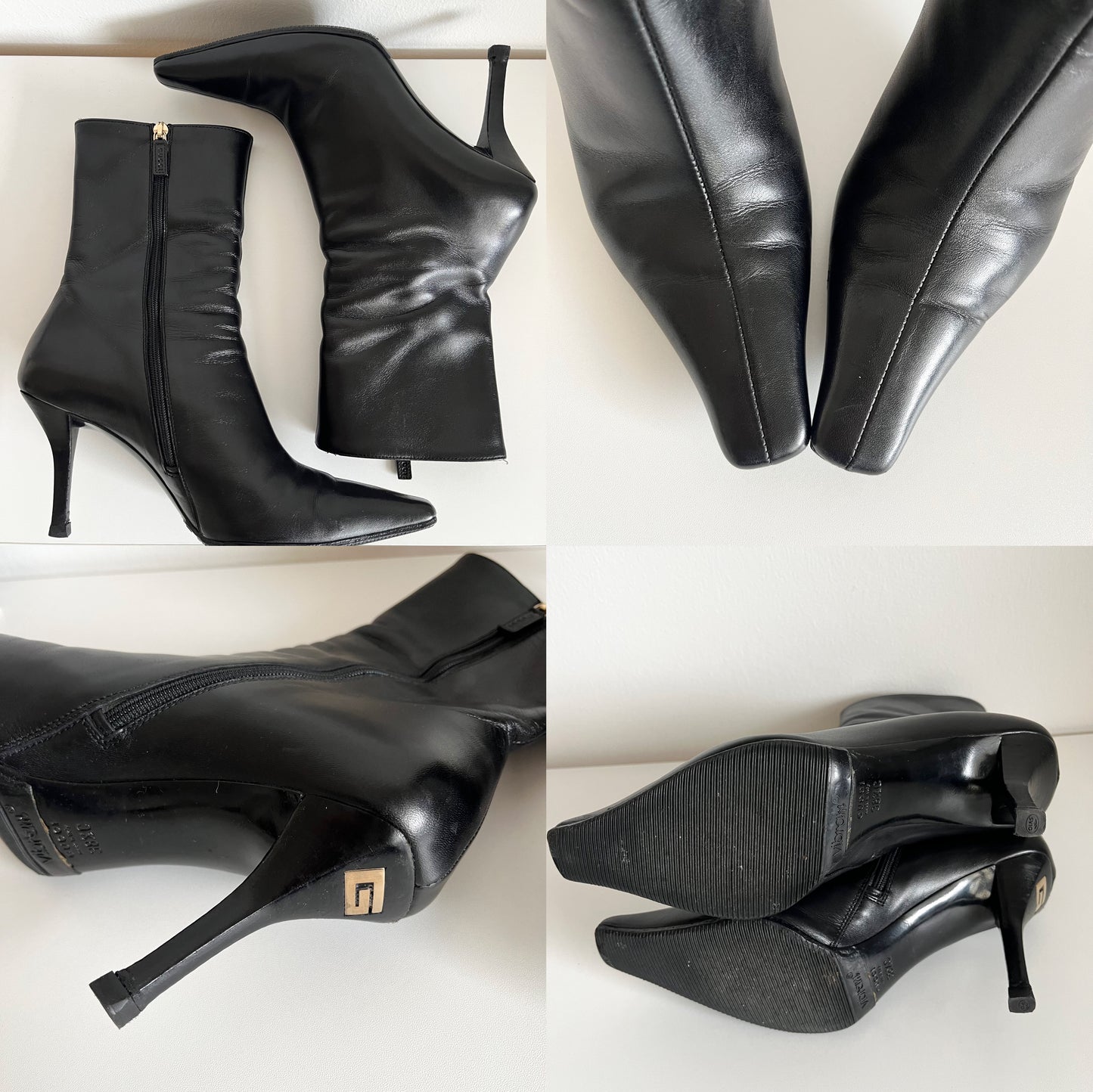 Gucci by Tom Ford G Logo Boots Black (38.5 EU)