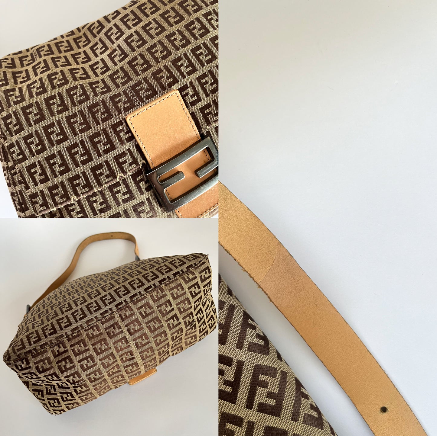 Fendi Baguette Zucchino Mamma Bag