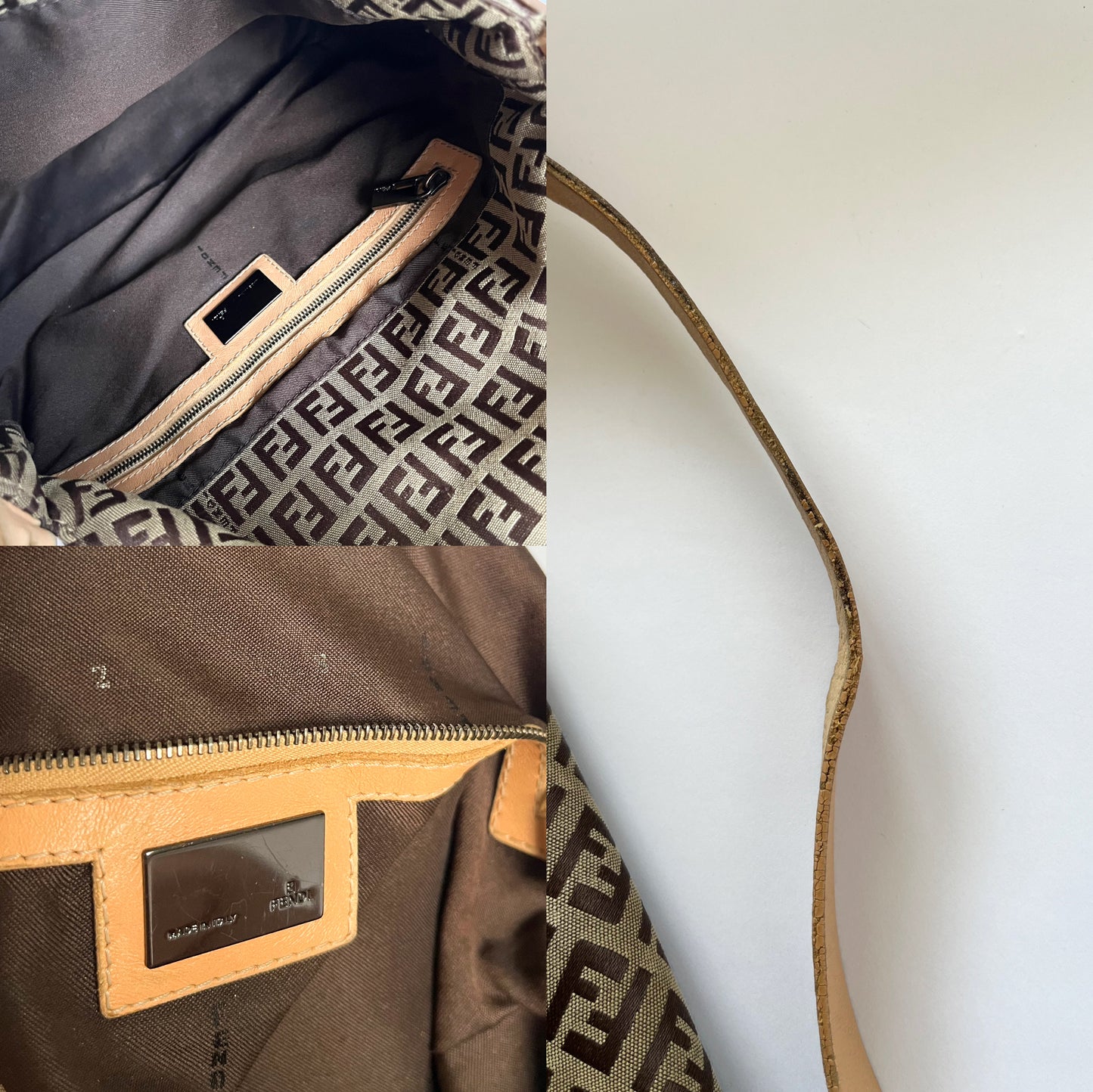 Fendi Baguette Zucchino Mamma Bag