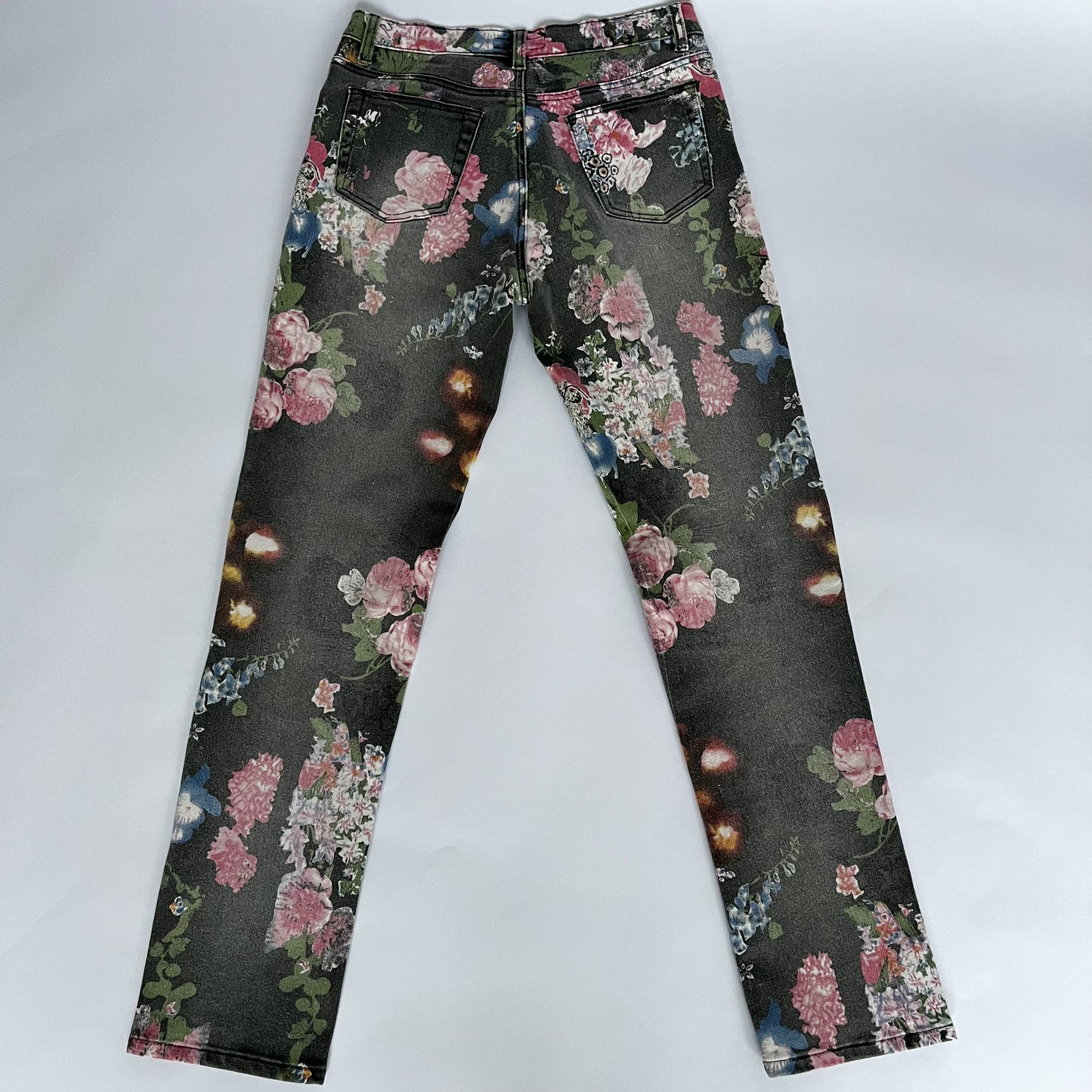 Roberto Cavalli Flower Print Jeans Carrie Bradshaw (L)