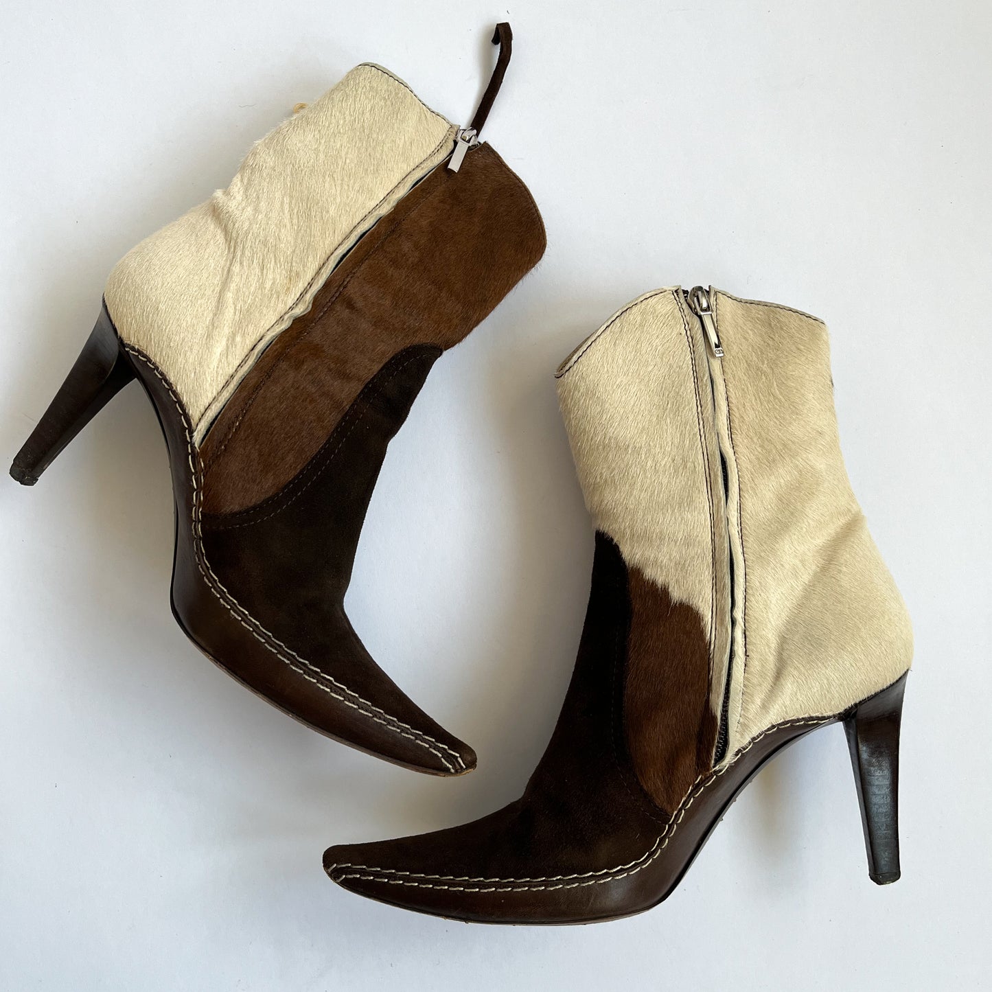 Dior by Galliano Cowhide Boots (40.5 EU)