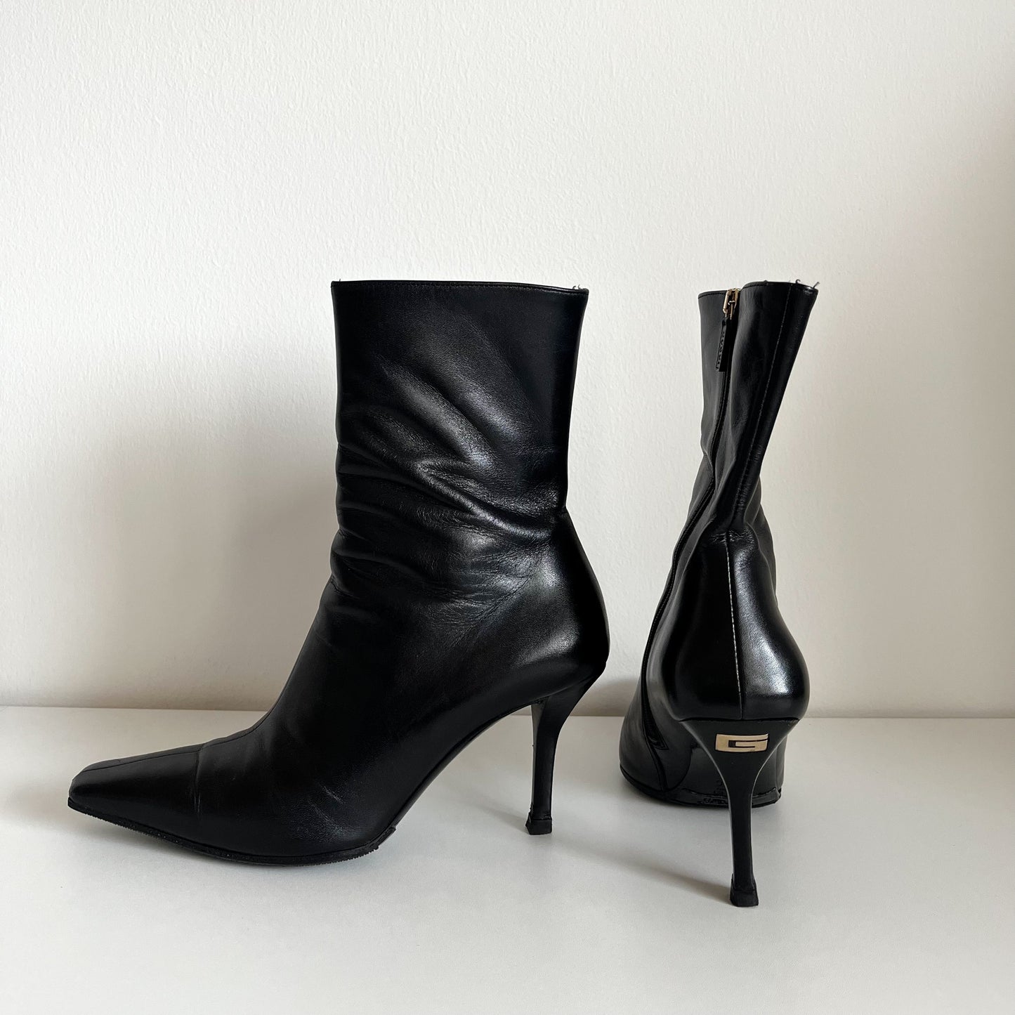 Gucci by Tom Ford G Logo Boots Black (38.5 EU)