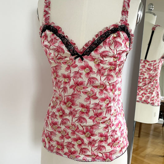 Dolce & Gabbana Orchid Silk Cami Top (s/m)