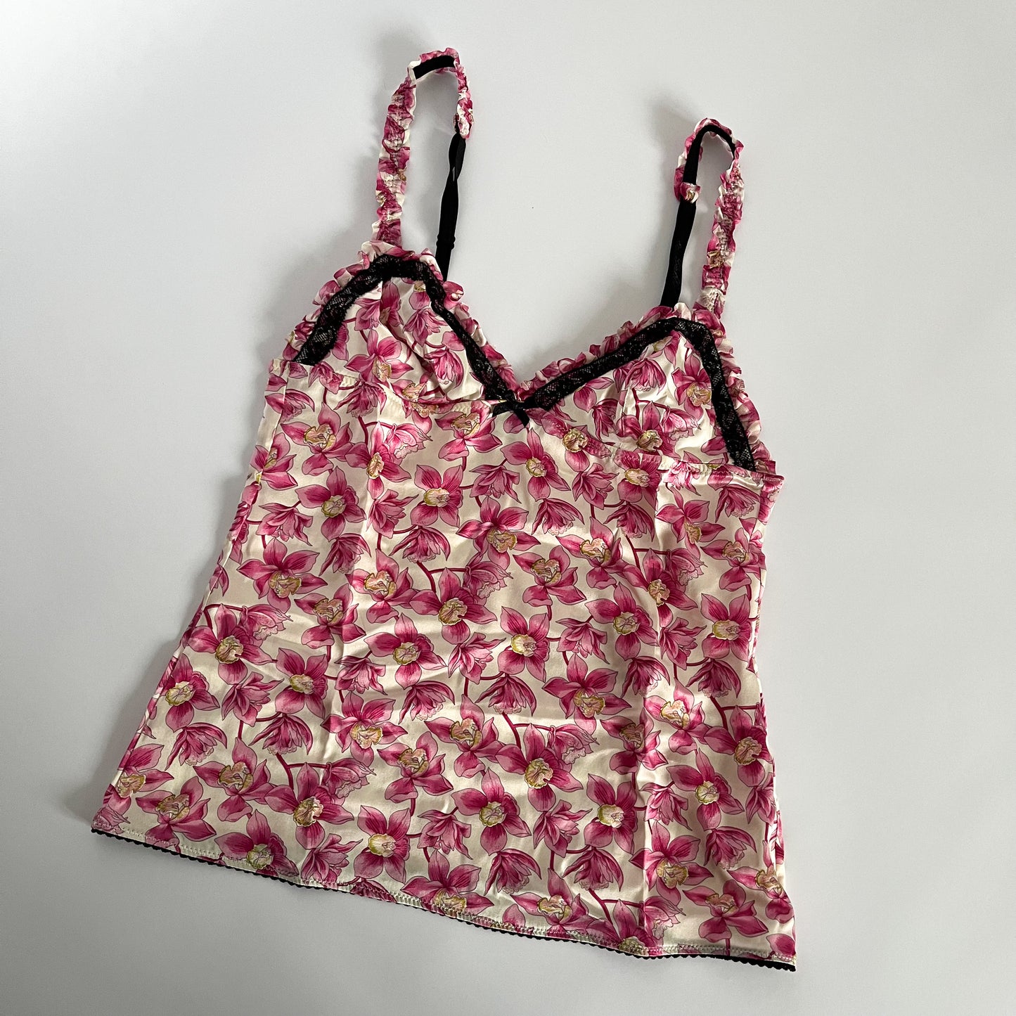 Dolce & Gabbana Orchid Silk Cami Top (s/m)