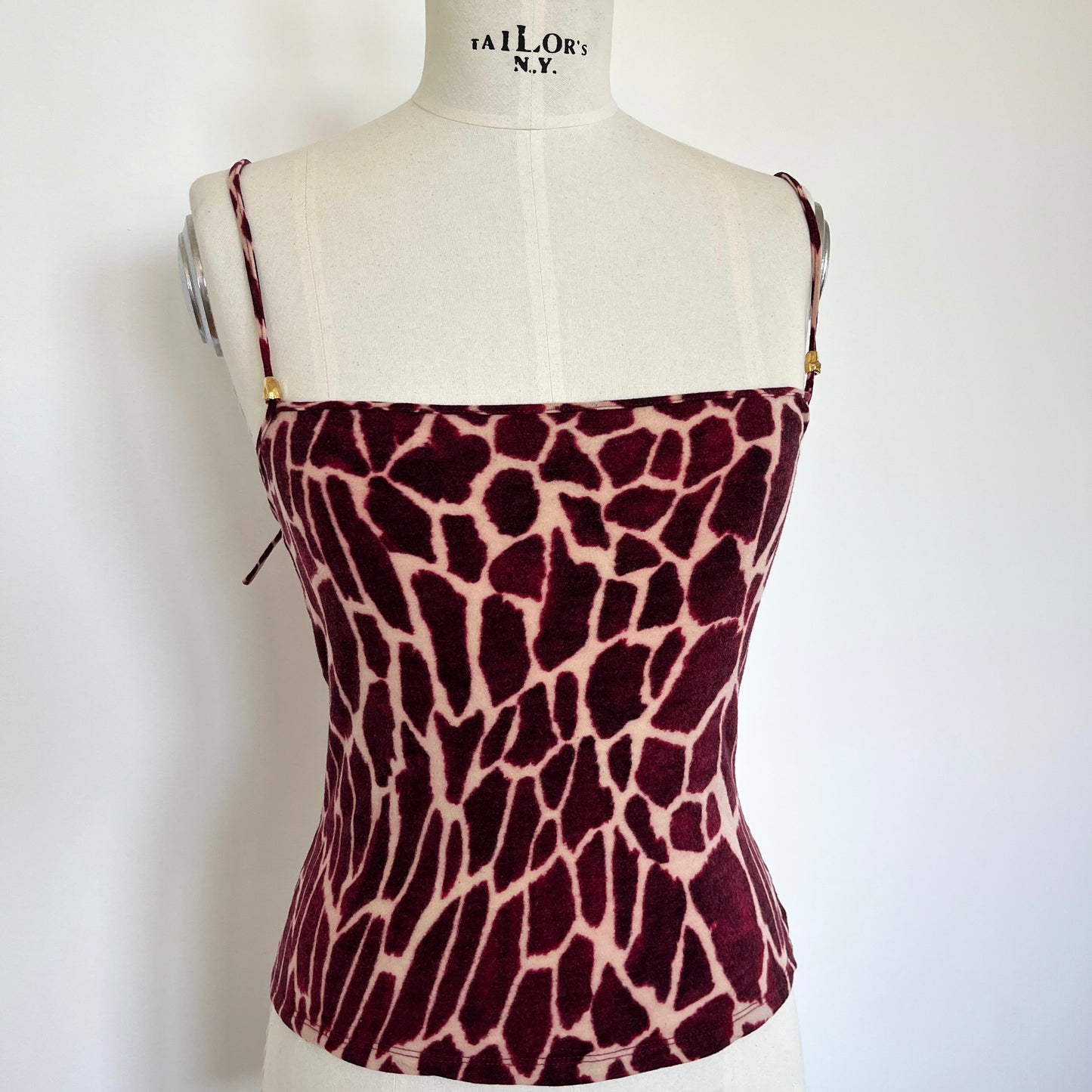 Roberto Cavalli Giraffe Print Top (S)