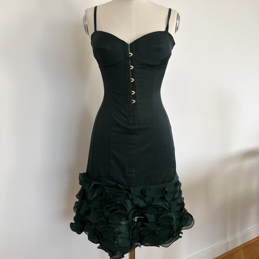 La Perla Corset Dress Emerald Green (S)