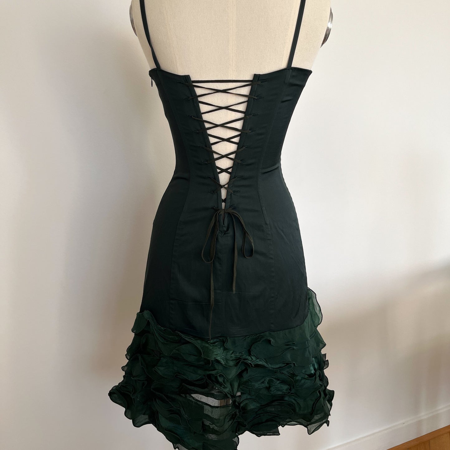 La Perla Corset Dress Emerald Green (S)