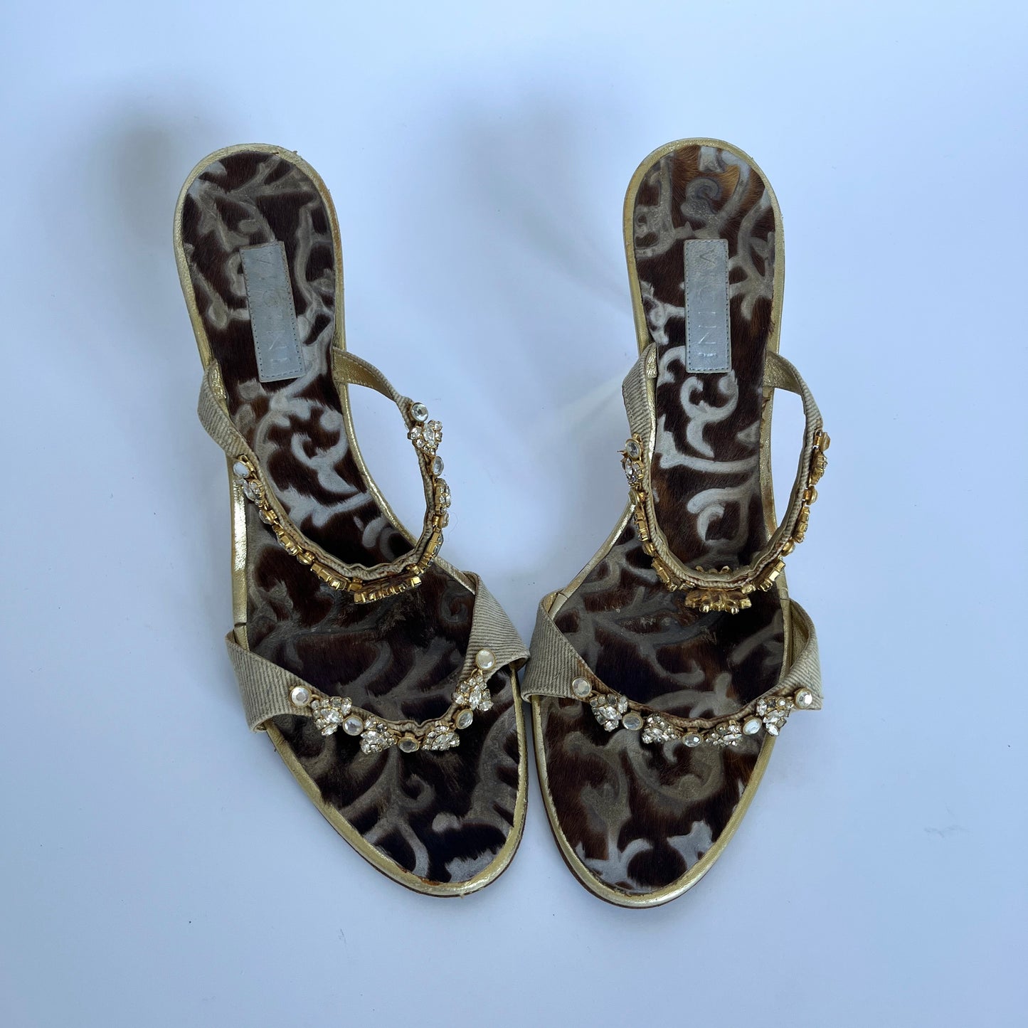 Vicini Gemstone Heels With Cowhide Insole (40 EU)