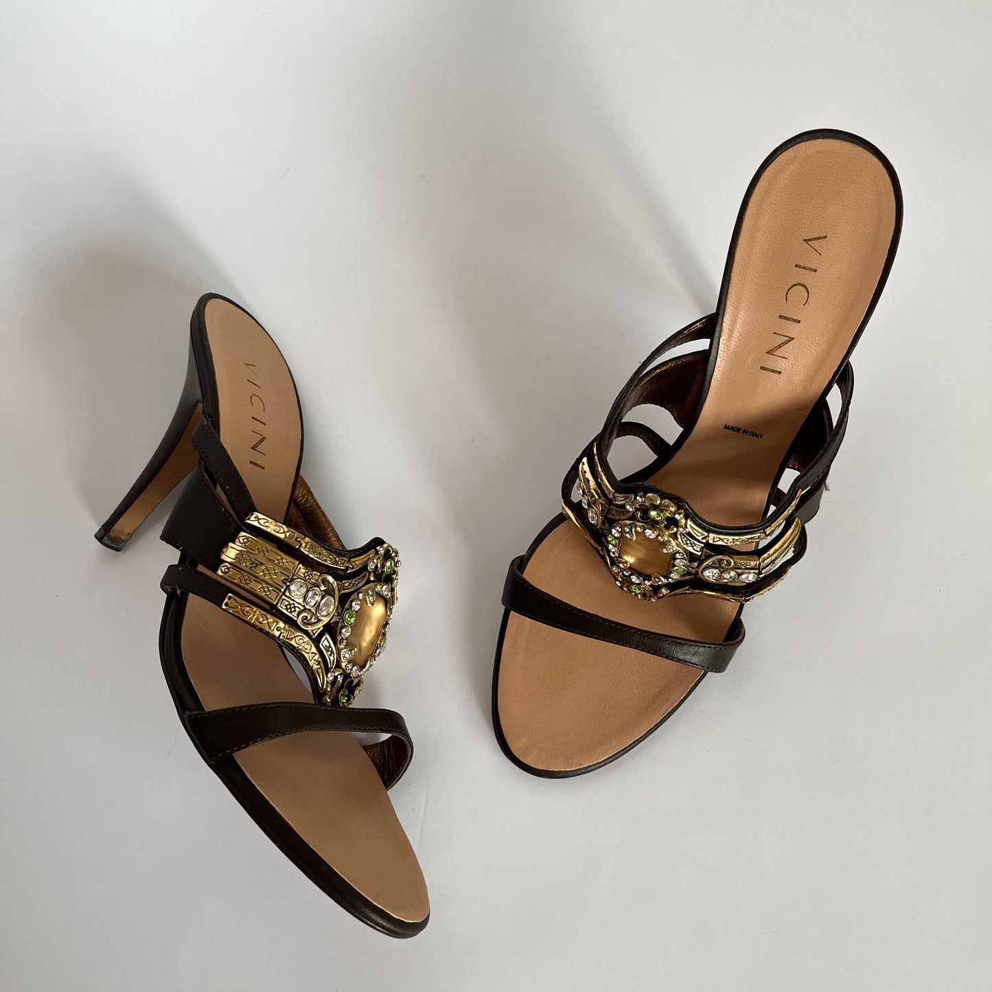 Vicini Gemstone Heels Brown (39 EU)