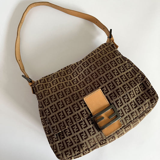 Fendi Baguette Zucchino Mamma Bag