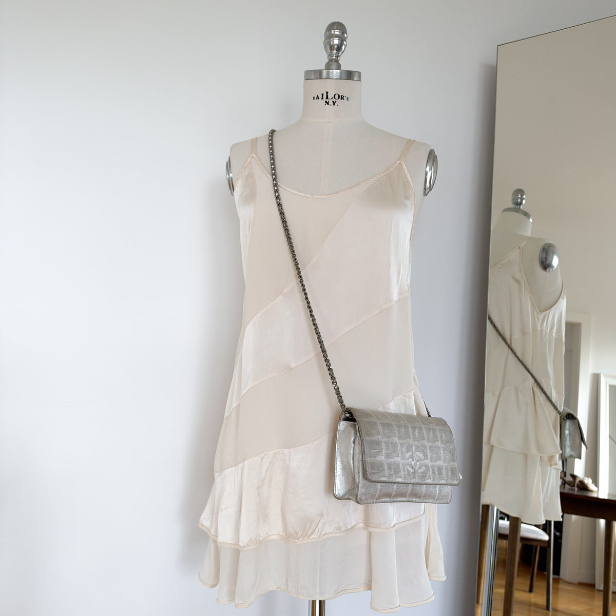 La Perla Silk Babydoll Creme (M)