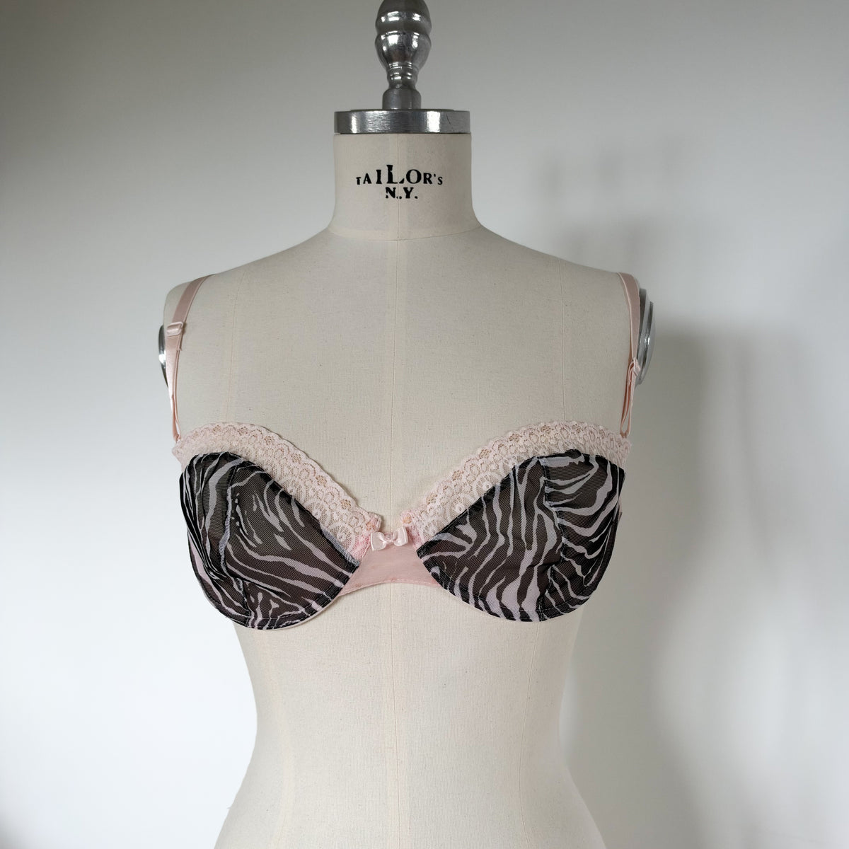 Dolce & Gabbana Zebra Mesh Bra (85 B)