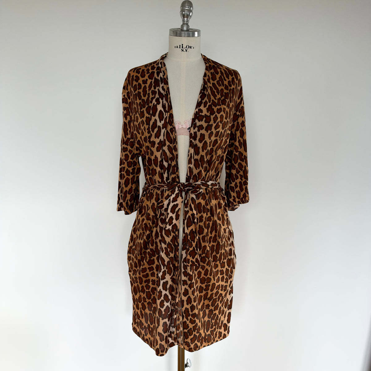 La Perla Leopard Robe (S)