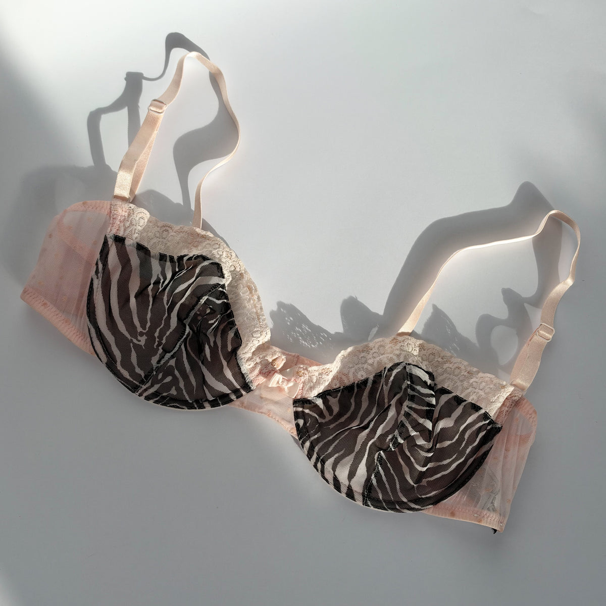Dolce & Gabbana Zebra Mesh Bra (85 B)